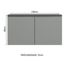 Ver imagem 5 de Balcão de Cozinha 120cm 2 Portas Suspenso Nice Madesa