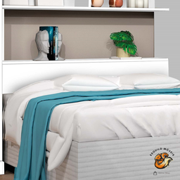 Roupeiro Modulado Cancun Casal Branco J&A Móveis - 6