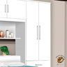 Roupeiro Modulado Cancun Casal Branco J&A Móveis - 4