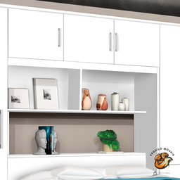 Roupeiro Modulado Cancun Casal Branco J&A Móveis - 3