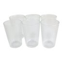 Ver imagem 2 de Copo de Agua de Vidro Kit 6 Copos 200ml Transparente Detalhado para Suco Refrigerante Bebidas
