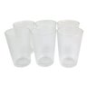 Copo de Agua de Vidro Kit 6 Copos 200ml Transparente Detalhado para Suco Refrigerante Bebidas - 2