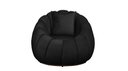 Ver imagem 3 de Poltrona Decorativa Concha C/almofada Veludo Preto - Montanaris Decor