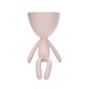 Ver imagem 1 de Vaso Decorativo Bob Robert Plant Sentando em Poliresina Rosa 18x10x10 cm - D’Rossi