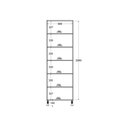 Ver imagem 3 de Paneleiro Ditália Aspen 2 Portas de Vidro Carvalho CD-308