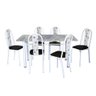 Conjunto de Mesa Michelly com 06 Cadeiras 150x75cm Moura - 1