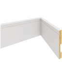 Ver imagem 1 de Kit 5 Rodapé MDF 5cm Friso Madeira Laminado Resistente Sala Quarto Cozinha Parede Moderna Acabamento