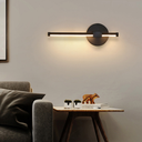 Ver imagem 1 de Luminária 31cm Barra Linear Led 3 Cores Giro 330 Graus Metal Silicone Minimalista Gimpo Kjbd-147:pre