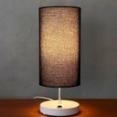 Ver imagem 2 de Kit 2 Abajur Luminaria de Mesa Redondo Interruptor Ref 84 Decoração Casa Sala Quarto Escritório