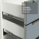 Ver imagem 6 de Torre Quente 60 Cm 1 Porta 3 Gavetas Branco/cinza Lux Madesa