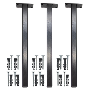 Suporte para Pia de Parafusar 3 Un Mão Francesa 30cm Preto Grapa Parede Granito Balcão Microondas