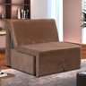 Sofá Cama Veludo Marrom Mirante Mamflex - 1
