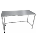 Ver imagem 1 de Mesa em Aço Inox Haut 100x70x85 cm Resistente e Funcional
