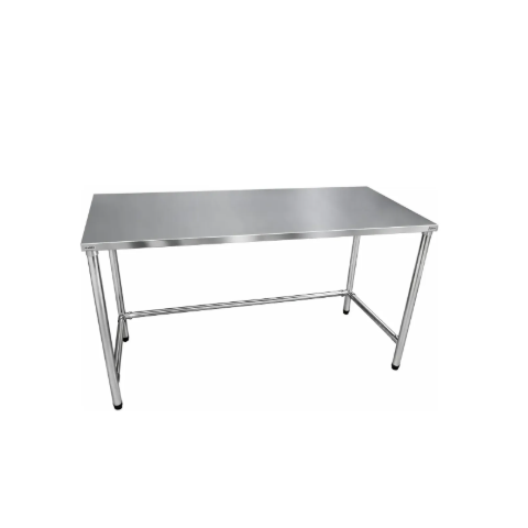 Mesa em Aço Inox Haut 100x70x85 cm Resistente e Funcional