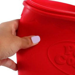 Balde Pipoca Silicone Pipoqueira sem Óleo para Micro-ondas - 5