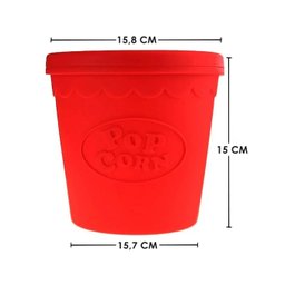 Balde Pipoca Silicone Pipoqueira sem Óleo para Micro-ondas - 6