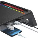 Ver imagem 2 de Suporte para Monitor Bm-l100bk Rgb Preto C3tech Preto
