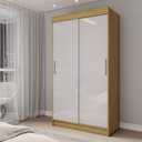 Ver imagem 1 de Guarda-roupa Solteiro Sirius 2 Portas 2 Gavetas Flex Marrocos/off White - Panorama Móveis