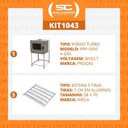 Ver mais imagens de Forno Turbo a Gás 5 Níveis Prp-5000 Bivolt + 5 Esteiras Alumínio 50g 58x70 - Progás Bivolt