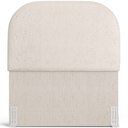 Ver imagem 5 de Cabeceira Cama Box Casal 100cm Orgânica Lanna W01 Linho Cru - Lyam Decor