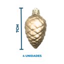 Ver imagem 4 de Kit Decoração para Árvore de Natal com 38 Peças - Dourado