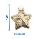 Ver imagem 5 de Kit Decoração para Árvore de Natal com 38 Peças - Dourado