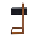 Ver imagem 7 de Mesa de Cabeceira em Madeira Cor Preta com Garapa Natural Volt