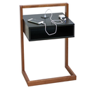 Ver imagem 6 de Mesa de Cabeceira em Madeira Cor Preta com Garapa Natural Volt