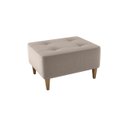 Ver imagem 1 de Puff Decorativo Piva Veludo Light Bege B-251