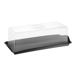 Porta Pão Solido De Plastico Uz - Preto - 1