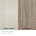 Ver imagem 2 de Armário Basculante 70cm 1 Porta Luci Legno Crema C/Kashmir
