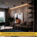 Ver imagem 7 de Kit 14 Spot Sobrepor Redondo Direcionável + 14 Lâmpada Mr16- Preto - Bco Quente 3000k
