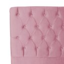 Ver imagem 4 de Cabeceira Estofada Recamier Baú para Cama Box 160cm Queen:Rosa