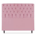 Ver imagem 7 de Cabeceira Estofada Recamier Baú para Cama Box 160cm Queen:Rosa