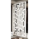 Ver imagem 2 de Painel Vazado Divisória Mdf Mikonos Branco - 0,90x2,60m