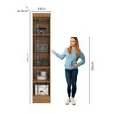 Ver mais imagens de Quarto Modulado Casal Completo 6 Peças 6 Portas 5 Gavetas com Maleiro Smart Plus