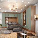 Ver imagem 1 de Quarto Modulado Casal Completo 6 Peças 6 Portas 5 Gavetas com Maleiro Smart Plus