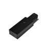 Kit Alimentador de Trilho Eletrificado + Ponteira Sobrepor Preto Bivolt - 6