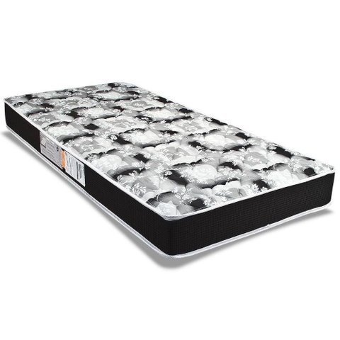 Colchão Solteiro Luckspuma Espuma D23 Roland Garros Pró Black (78x188x12) - 