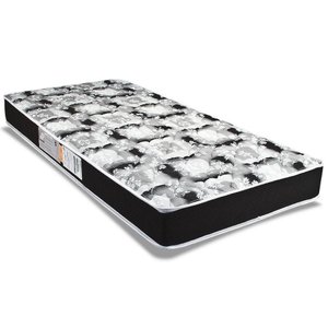 Colchão Solteiro Luckspuma Espuma D23 Roland Garros Pró Black (78x188x12) -