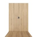 Ver imagem 2 de Painel de Tv Sala de Reunião 90cm X 135cm C/ Passa Cabos F5 Cor:macadâmia