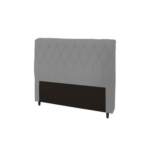 Cabeceira Viena Plus King Size 1950mm Linho Cinza - Simbal