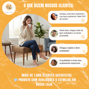 Ver mais imagens de Puff Requinte Suede Bege com Pés Palito – Vit Decor