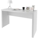 Ver imagem 1 de Mesa para Escritório Escrivaninha 127 Cm Branco