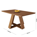 Ver imagem 4 de Mesa de Jantar Nature 120x80cm em MDF