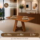 Ver imagem 3 de Mesa de Jantar Nature 120x80cm em MDF