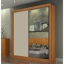 Ver imagem 1 de Guarda Roupa Solteiro Espelho 2 Portas Milano - Arbo Design