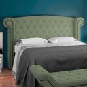 Ver imagem 5 de Cabeceira Cama Box Casal 195cm Sofia Bouclê Oliva
