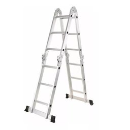 Escada Articulada Multifuncional 4x3 Alumínio Fortt 12 Degraus 3.34m - Eam4x3 - 1