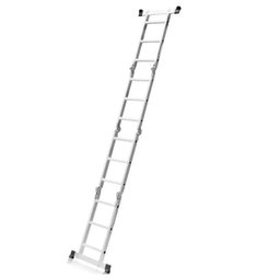 Escada Articulada Multifuncional 4x3 Alumínio Fortt 12 Degraus 3.34m - Eam4x3 - 9